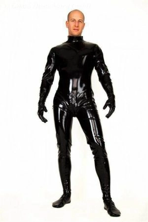 Latex Catsuit: Top-Entry 3033